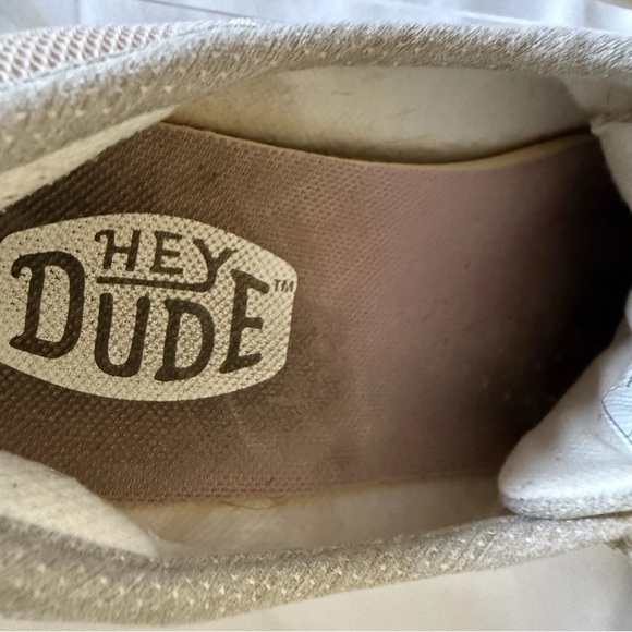 Hey Dude Women's Tan Lace-Up Flats - Picture 7 of 12